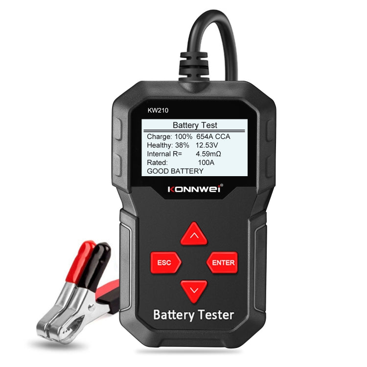 KONNWEI KW210 Car Battery Test Battery Capacity Resistance Battery Detector - In Car by KONNWEI | Online Shopping UK | buy2fix