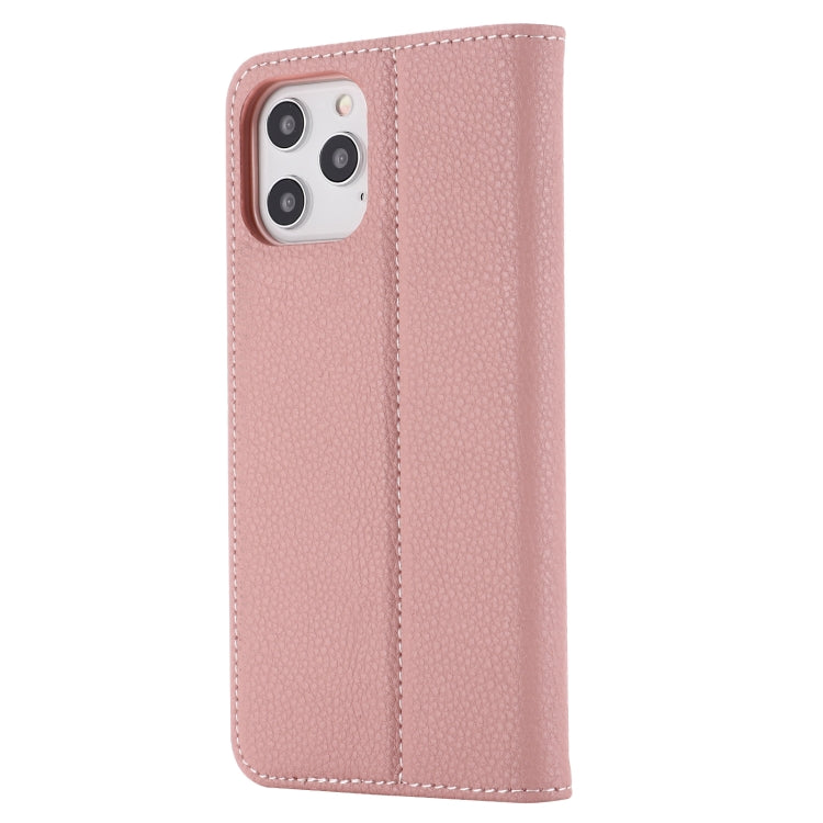 For iPhone 12 mini GEBEI PU+TPU Horizontal Flip Protective Case with Holder & Card Slots (Rose Gold) - iPhone 12 mini Cases by GEBEI | Online Shopping UK | buy2fix