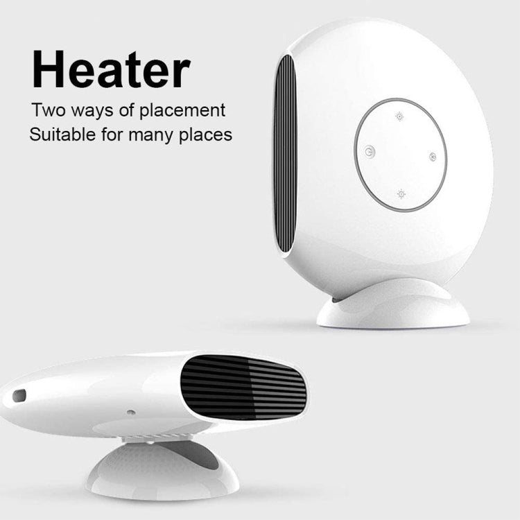 1000W Winter Mini Electric Fan Heater Desktop Household Radiator Energy Saving, UK Plug (White) - Consumer Electronics by buy2fix | Online Shopping UK | buy2fix