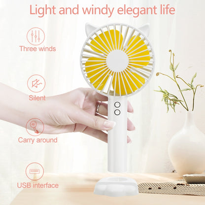 N10 Multi-function Handheld Desktop Holder Electric Fan, with 3 Speed Control (White) - Electric Fans by buy2fix | Online Shopping UK | buy2fix