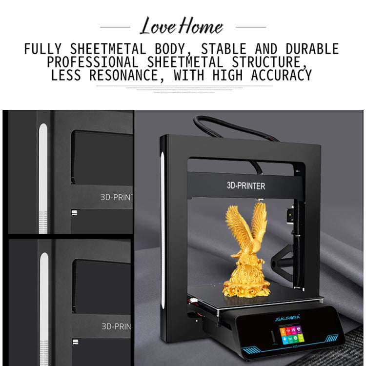 JGAURORA A5S Desktop High Precision Metal Plate Frame Three-Dimensional Physical 3D Printer - 3D Printer by JGAURORA | Online Shopping UK | buy2fix