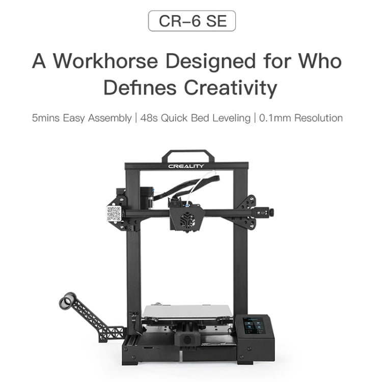 CREALITY CR-6 SE 350W Intelligent Leveling-free DIY 3D Printer, Print Size : 23.5 x 23.5 x 25cm, US Plug - 3D Printer by Creality | Online Shopping UK | buy2fix