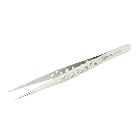 JIAFA JF-601 High-strength Straight Tip Tweezers(Silver) - Tweezers by JIAFA | Online Shopping UK | buy2fix