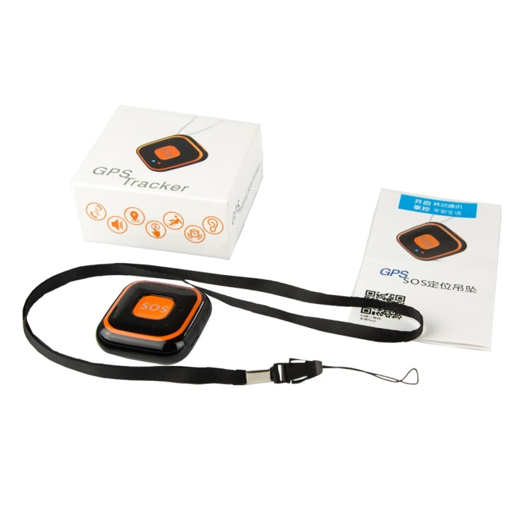 REACHFAR V28 Necklace Style GSM Mini LBS WiFi AGPS Tracker SOS Communicator(Black) - In Car by REACHFAR | Online Shopping UK | buy2fix