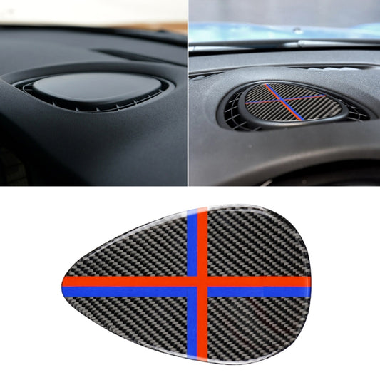 Red Blue Color Car F Chassis Instrumentation Console Panel Carbon Fiber Decorative Sticker for BMW Mini Cooper JCW One F56 / F55 / F54 - Car Interior Mouldings by buy2fix | Online Shopping UK | buy2fix