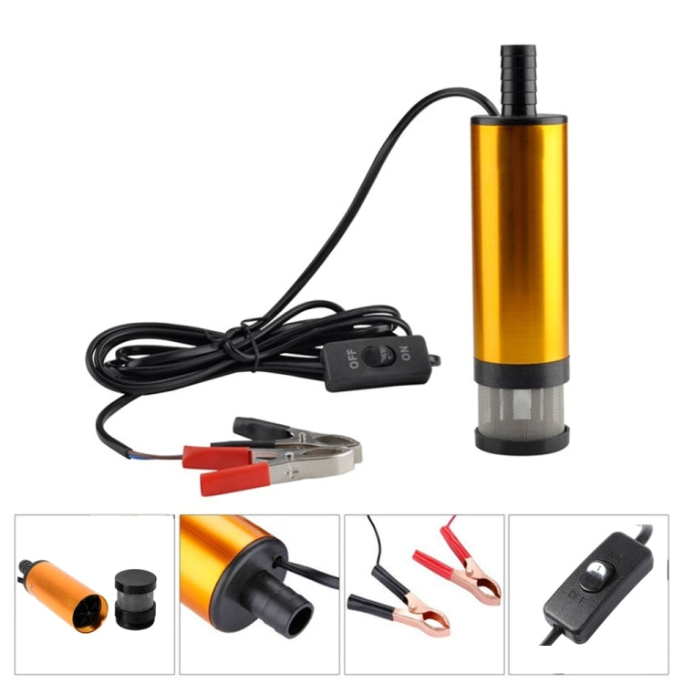 24V Car Electric DC Fuel Pump Submersible Pump, 38mm External Filter Version - In Car by buy2fix | Online Shopping UK | buy2fix