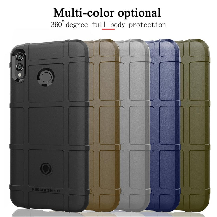 Shockproof Protector Cover Full Coverage Silicone Case for Huawei Honor 8X (Army Green) - Mobile Accessories by buy2fix | Online Shopping UK | buy2fix