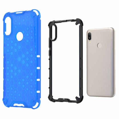 Honeycomb Shockproof PC + TPU Case for Huawei Y6(2019)(Red) - Mobile Accessories by buy2fix | Online Shopping UK | buy2fix
