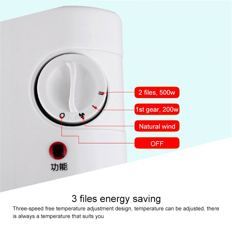 Mini Shaking Head Radiator Warmer Electric Heater Warm Air Blower (White) - Consumer Electronics by buy2fix | Online Shopping UK | buy2fix