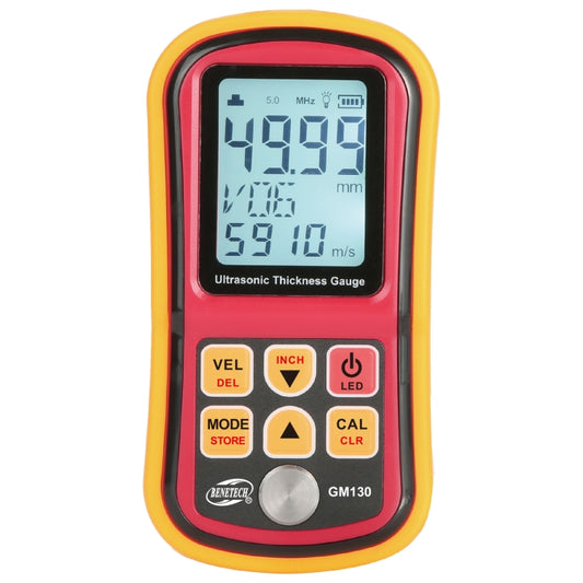 BENETECH GM130 Ultrasonic Thickness Meter Tester Gauge, Measure Range: 1.00~300.0mm - Coating Thickness Gauge by BENETECH | Online Shopping UK | buy2fix