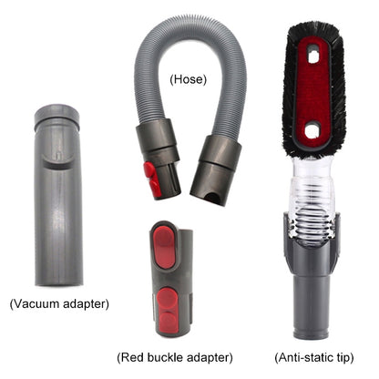 XD998 4 in 1 Handheld Tool Bendable Anti-static Suction Head Kits D931 D928 D918 D907 for Dyson V6 / V7 / V8 / V9 / V10 Vacuum Cleaner - Consumer Electronics by buy2fix | Online Shopping UK | buy2fix