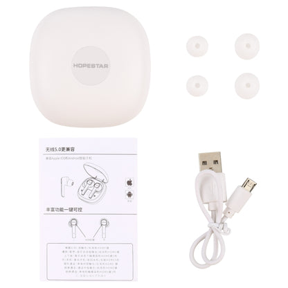HOPESTAR S12 Bluetooth 5.0 True Wireless Bluetooth Earphone (White) - TWS Earphone by HOPESTAR | Online Shopping UK | buy2fix