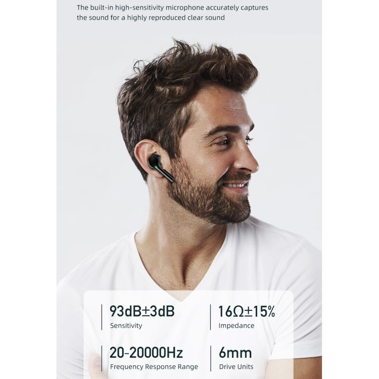 awei T12P Bluetooth 5.1 LED Display Wireless Bluetooth Earphone (Black) - Bluetooth Earphone by awei | Online Shopping UK | buy2fix