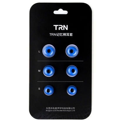 TRN Earphone Silicone Memory Foam Earplug(Blue) - Apple Accessories by TRN | Online Shopping UK | buy2fix