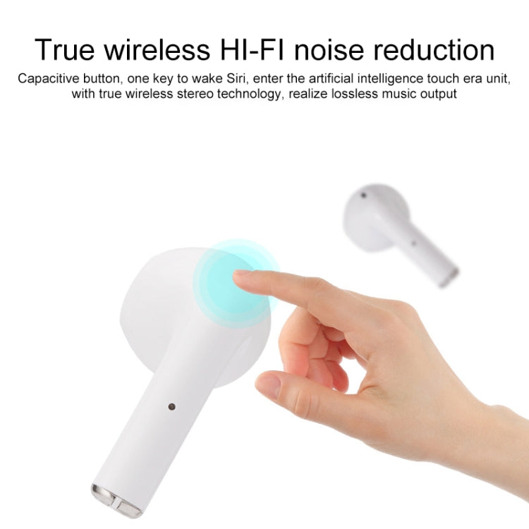 Pro 8 In-ear Touch Digital Display TWS Mini Wireless Bluetooth Earphone (White) - TWS Earphone by buy2fix | Online Shopping UK | buy2fix