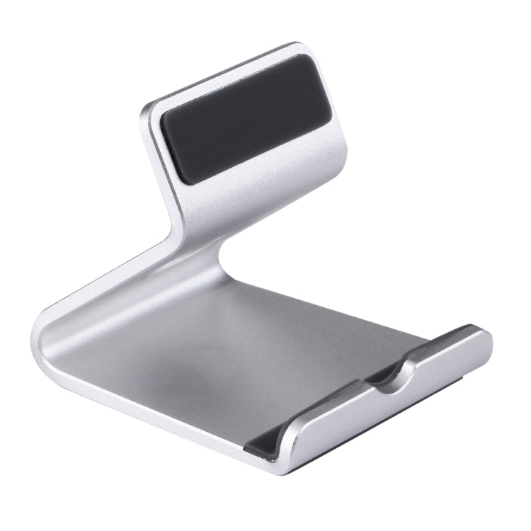 Exquisite Aluminium Alloy Desktop Holder Stand DOCK Cradle For iPhone, Galaxy, Huawei, Xiaomi, LG, HTC and 7 inch Tablet(Silver) - Desktop Holder by buy2fix | Online Shopping UK | buy2fix