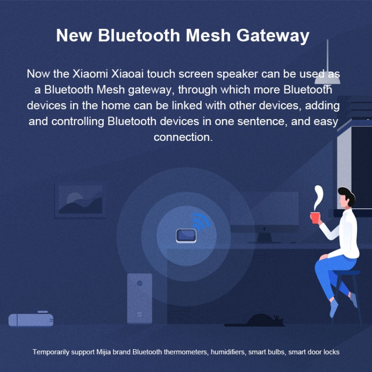 Xiaomi Xiaoai Touch Screen Speaker with Microphone & Speaker & Wireless Connection - Desktop Speaker by Xiaomi | Online Shopping UK | buy2fix