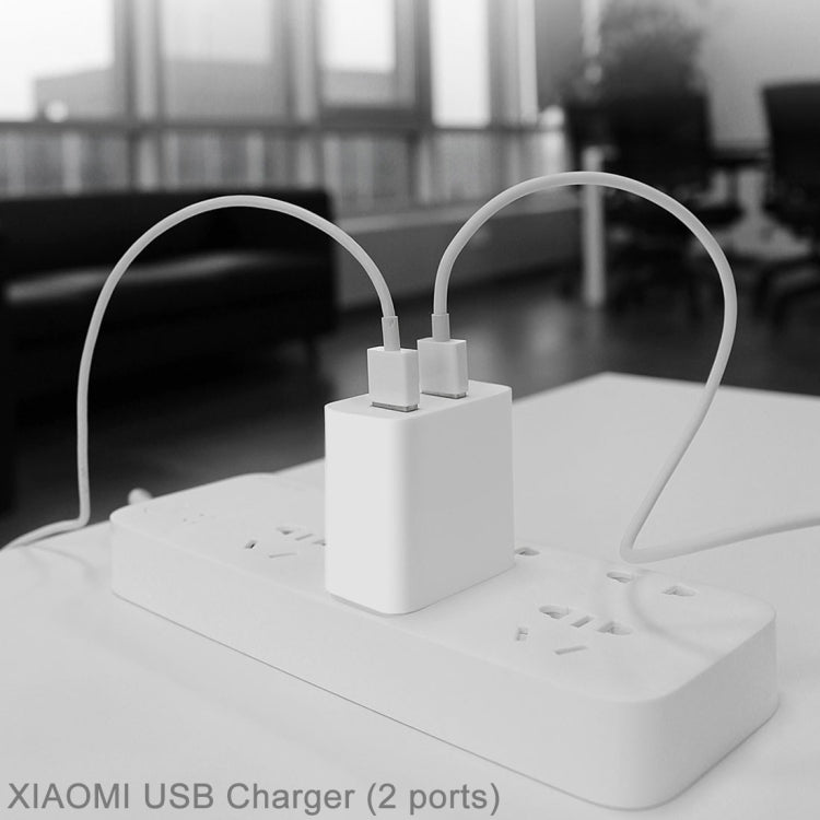 Original Xiaomi 3.6A QC3.0 Dual USB Port Smart Quick Charging Charger, For iPhone, Galaxy, Huawei, Xiaomi, LG, HTC and Other Smart Phones, Rechargeable Devices, AC100-240V Wide Voltage(White) - Mobile Accessories by Xiaomi | Online Shopping UK | buy2fix