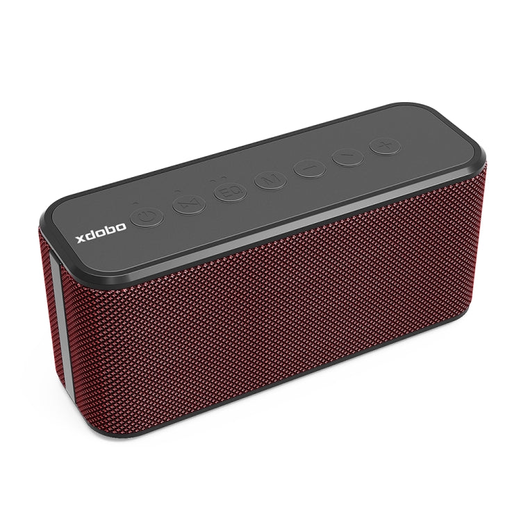 XDOBO X8 Plus 80W Wireless Bluetooth Speaker Outdoor Subwoofer Support TWS & TF Card & U Disk (Red) - Desktop Speaker by XDOBO | Online Shopping UK | buy2fix