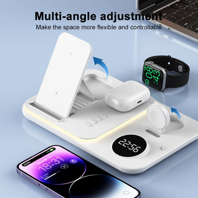 30W 4 in 1 Multifunctional Wireless Charger (White) - Wireless Charger by buy2fix | Online Shopping UK | buy2fix