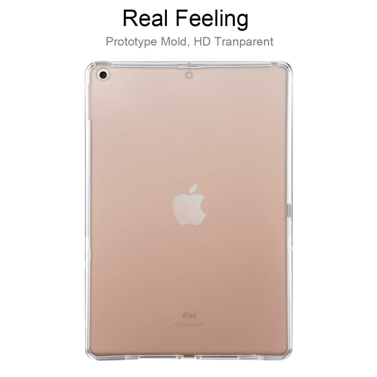 For iPad 10.2 2021 / 2020 / 2019 3mm HD Transparent TPU Soft Protective Case(Transparent) - Apple Accessories by buy2fix | Online Shopping UK | buy2fix