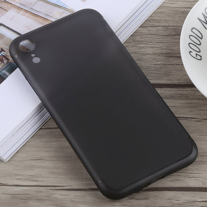 For iPhone XR Ultra-thin Frosted PP Case(Black) - Apple Accessories by buy2fix | Online Shopping UK | buy2fix