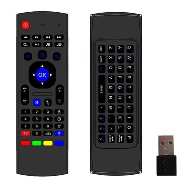 MX3-M Air Mouse Wireless 2.4G Remote Control Keyboard with Microphone for Android TV Box / Mini PC -  by buy2fix | Online Shopping UK | buy2fix