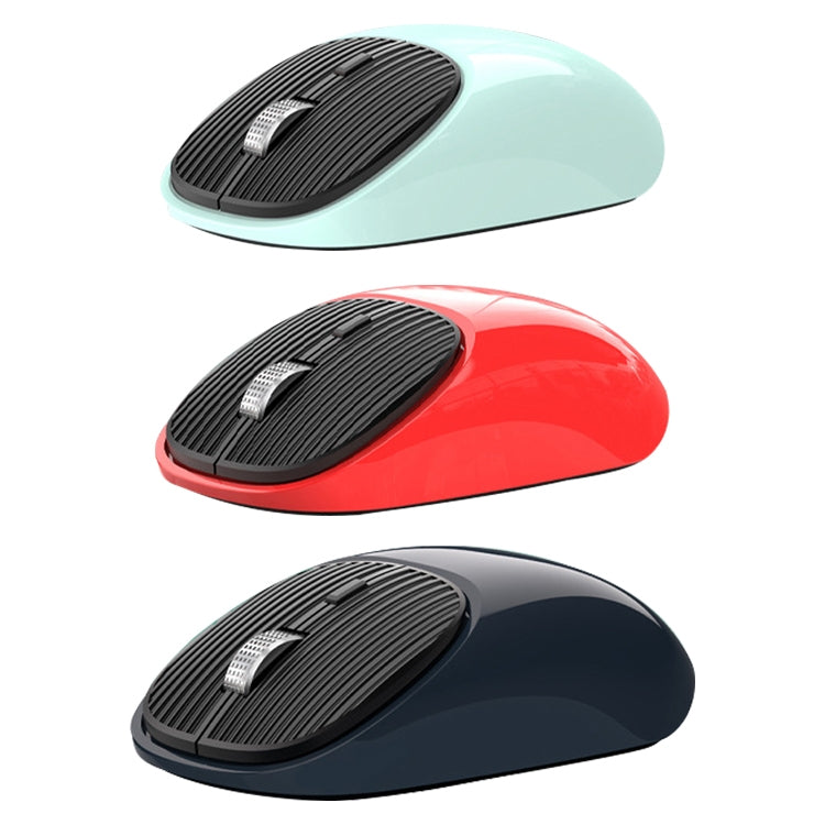 MKESPN SXS-5600 Type-C Rechargeable 2.4G Wireless Mouse(Red) - Wireless Mice by MKESPN | Online Shopping UK | buy2fix