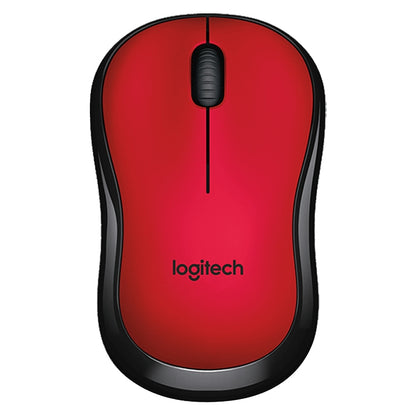 Logitech M220 1200DPI 2.4GHz Ergonomic Wireless Mouse (Red) - Wireless Mice by Logitech | Online Shopping UK | buy2fix