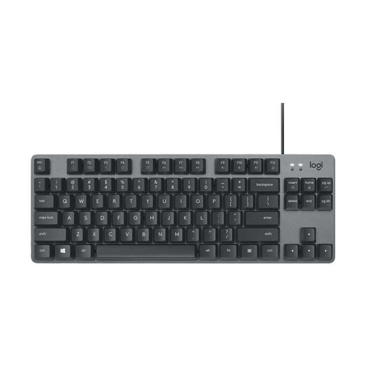 Logitech K835 Mini Mechanical Wired Keyboard, Red Shaft (Black) - Wired Keyboard by Logitech | Online Shopping UK | buy2fix