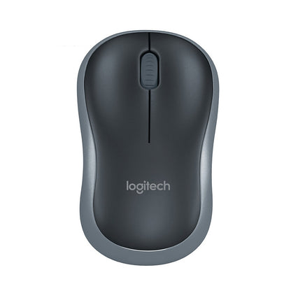 Logitech M186 Wireless Mouse Office Power Saving USB Laptop Desktop Computer Universal(Black Grey) - Wireless Mice by Logitech | Online Shopping UK | buy2fix