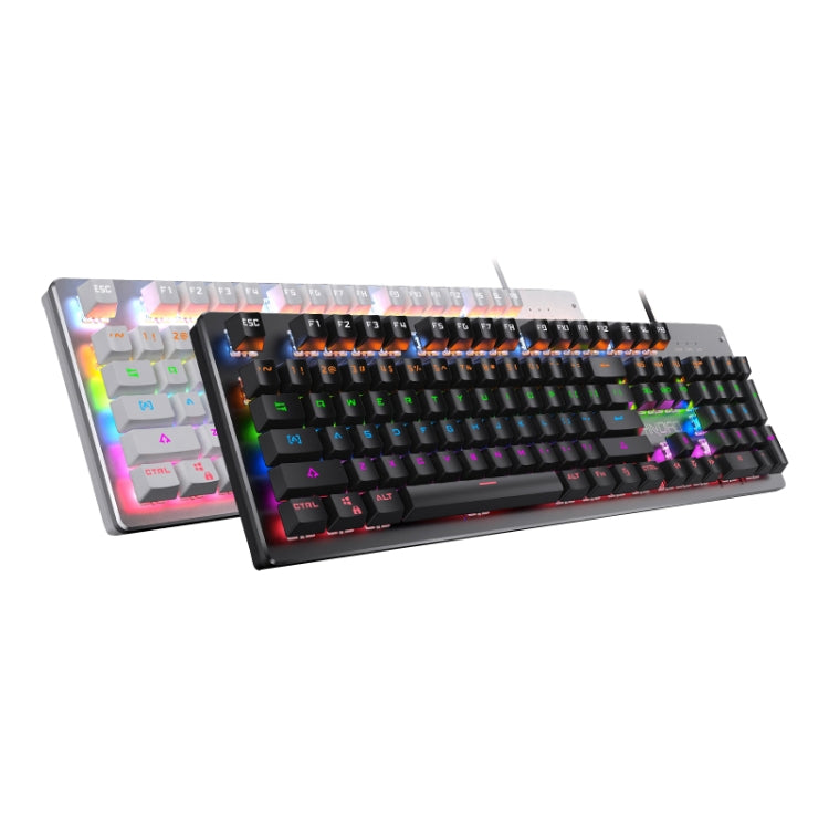 YINDIAO ZK-3 USB Mechanical Gaming Wired Keyboard, Black Shaft (White) - Wired Keyboard by YINDIAO | Online Shopping UK | buy2fix