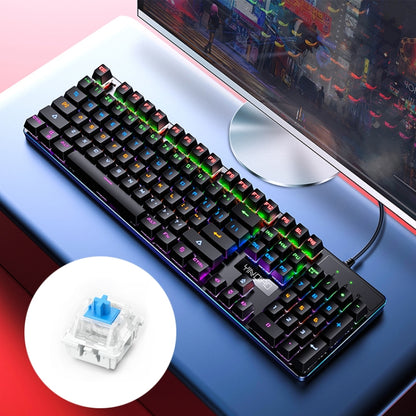 YINDIAO ZK-3 USB Mechanical Gaming Wired Keyboard, Blue Shaft (Black) - Wired Keyboard by YINDIAO | Online Shopping UK | buy2fix