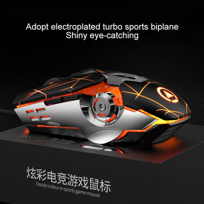 YINDIAO 3200DPI 4-modes Adjustable 7-keys RGB Light Wired Gaming Mechanical Mouse, Style: Silent Version(White) - Wired Mice by YINDIAO | Online Shopping UK | buy2fix
