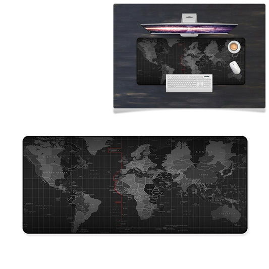YINDIAO Large Rubber Mouse Pad Anti-skid Gaming Office Desk Pad Keyboard Mat, Size: 800x300mm (World Map) - Computer & Networking by YINDIAO | Online Shopping UK | buy2fix