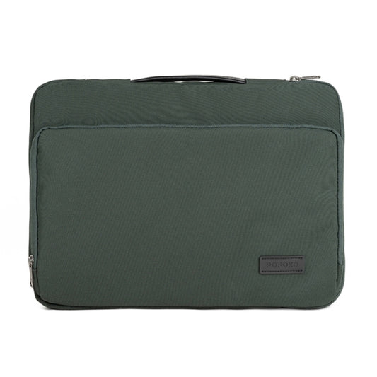 POFOKO E550 15.6 inch Portable Waterproof Polyester Laptop Handbag(Green) - Other by POFOKO | Online Shopping UK | buy2fix