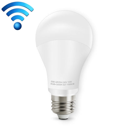 E27 10W Color Changing WiFi Smart LED Light Bulb, 14 LEDs 3000K+RGB 1050 LM Works with Alexa & Google Home, AC 230V - Smart Light Bulbs by buy2fix | Online Shopping UK | buy2fix