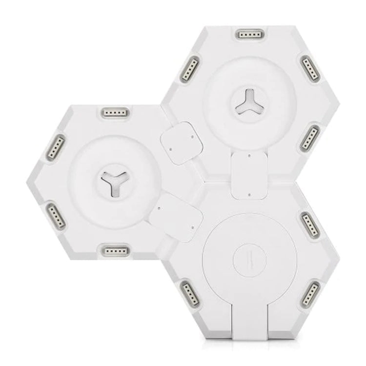 3 PCS / Set LifeSmart Creative Geometry Assembly Quantum Light with Base, Smart APP Control / Voice Control - Sensor LED Lights by LifeSmart | Online Shopping UK | buy2fix