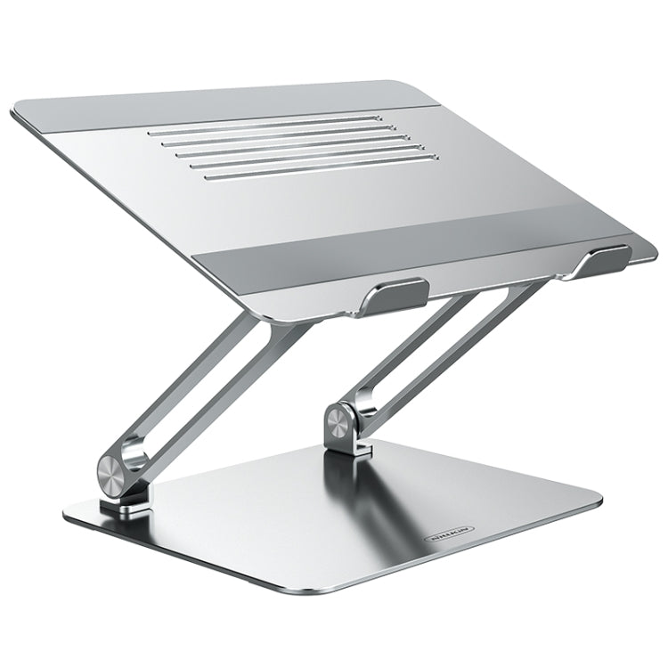 NILLKIN ProDesk Adjustable Aluminum Alloy Laptop Notebook Stand Holder (Silver) - MacBook Holder by NILLKIN | Online Shopping UK | buy2fix