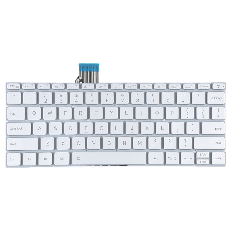 For Xiaomi Mi Notebook Air 12.5 US Version Keyboard with Backlight (Silver) - Computer & Networking by buy2fix | Online Shopping UK | buy2fix