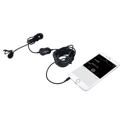 YELANGU YLG9926B MY2 Mini Lavalier Microphone for Mobile Phones / Tablets /  Digital Cameras (Black) - Camera Microphone by YELANGU | Online Shopping UK | buy2fix