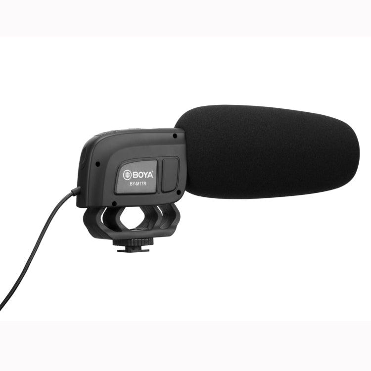 BOYA BY-M17R On-camera Condenser Digital Microphone (Black) - Consumer Electronics by BOYA | Online Shopping UK | buy2fix