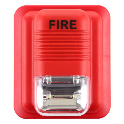 Sound-light Fire Alarm Warning Strobe Horn Alert Safety System Sensor - Security by buy2fix | Online Shopping UK | buy2fix