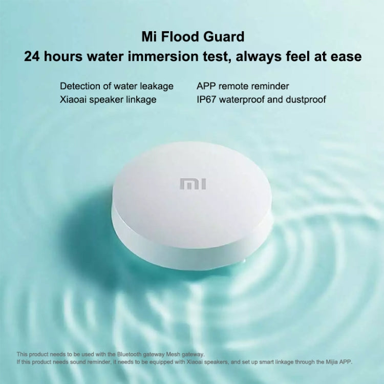 Original Xiaomi Wireless Bluetooth Flood Guard Intelligently Detects Water Leakage Xiaoai Speaker Linkage App to Remotely Remind Smart Home, need to be used with CA1001 - Security by Xiaomi | Online Shopping UK | buy2fix