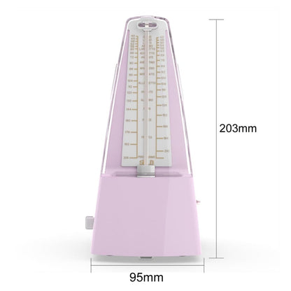 Piano Guitar Drum Violin Zither Universal Mechanical Metronome, Classic Version(Pink) - Stringed Instruments by buy2fix | Online Shopping UK | buy2fix