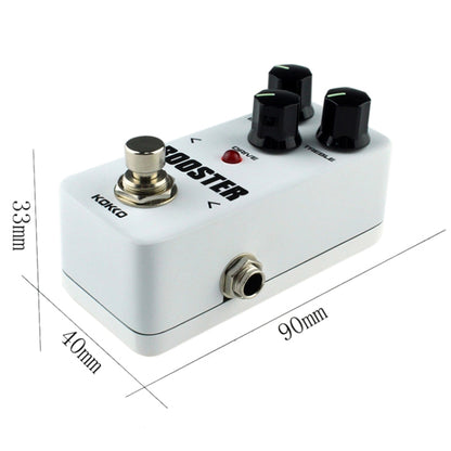 KOKKO FBS2 2-Band EQ Booster Mini Guitar Effect Pedal(White) - Guitar Tuner by KOKKO | Online Shopping UK | buy2fix