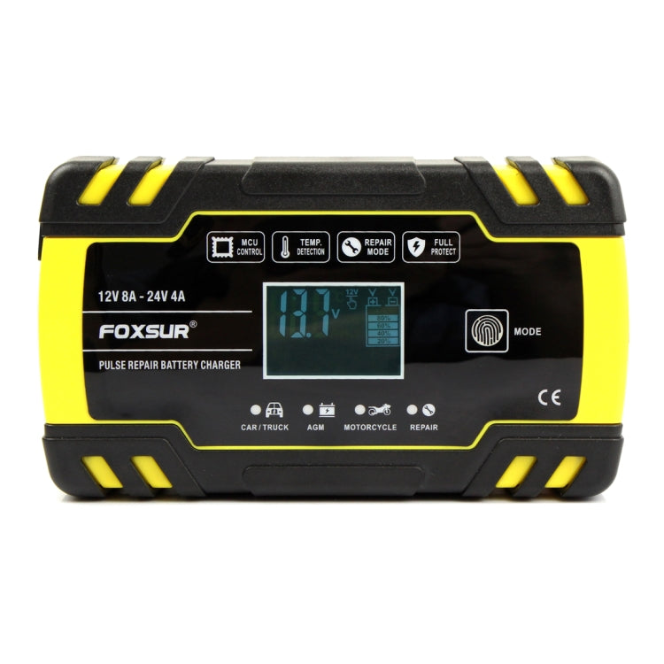 FOXSUR 12V-24V Car Motorcycle Truck Repair Battery Charger AGM Charger, US Plug - In Car by FOXSUR | Online Shopping UK | buy2fix