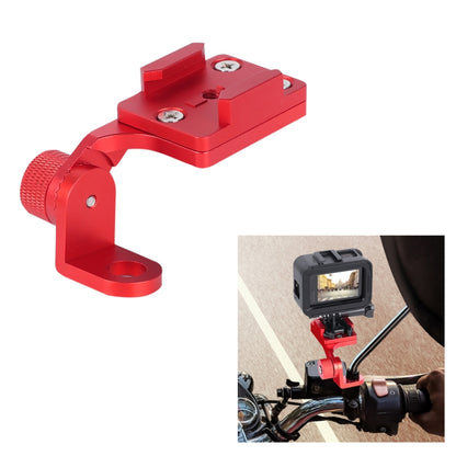 RUIGPRO Motorcycle Handlebar Alloy Phone Bracket for GoPro HERO9 Black / HERO8 Black /7 /6 /5, Insta360 One R, DJI Osmo Action, Xiaoyi Sport Cameras(Red) - DJI & GoPro Accessories by buy2fix | Online Shopping UK | buy2fix