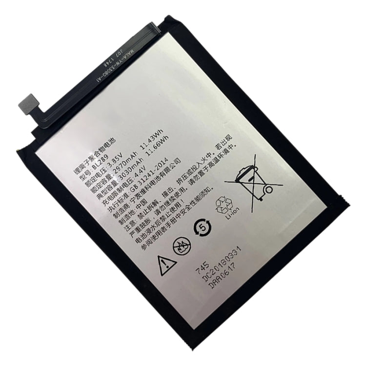 3030mAh BL289 for Lenovo K5 Play L38011 Li-Polymer Battery - For Lenovo by buy2fix | Online Shopping UK | buy2fix