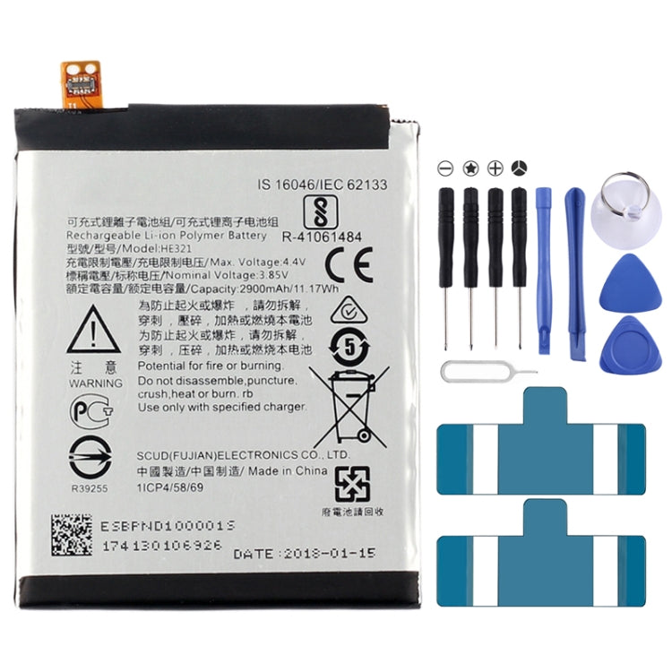 HE321 for Nokia 5 TA-1053 Li-ion Polymer Battery&#160; - For Nokia by buy2fix | Online Shopping UK | buy2fix